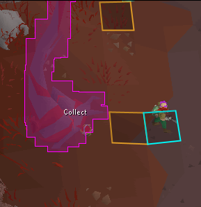 Visual bloodwood plugin showing Bloodwood sap is ready to be collected from Bloodwood tree.