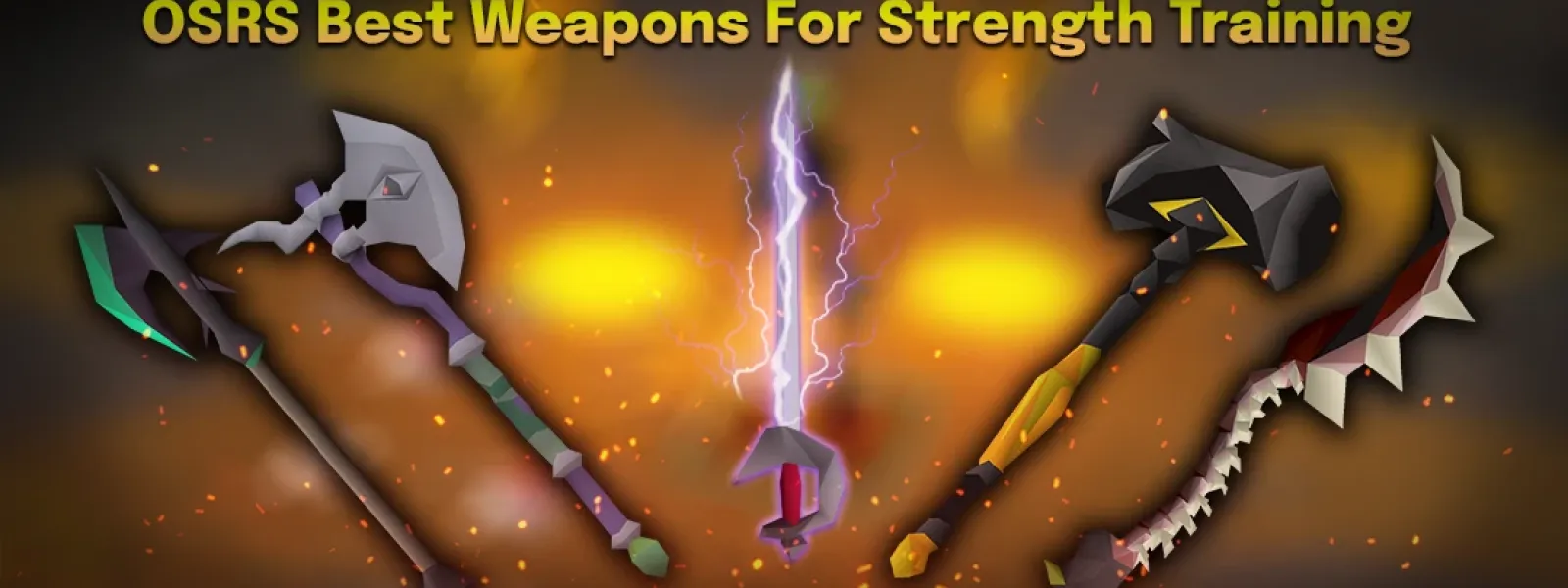 OSRS Best Weapons for Strength Training