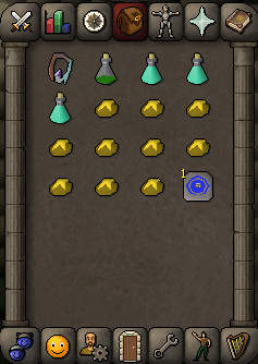 Inventory setup for killing Skeletal Wyverns.