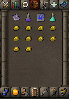 Inventory setup for killing Brutal black dragons.