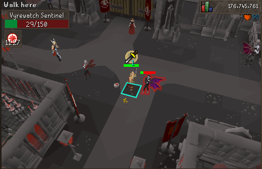 Fighting Vyrewatch sentinels at Darkmeyer.