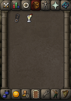 Inventory setup for fighting Vyrewatch sentinels containing Garlick cocktail.