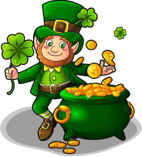 man with a bucket of coins