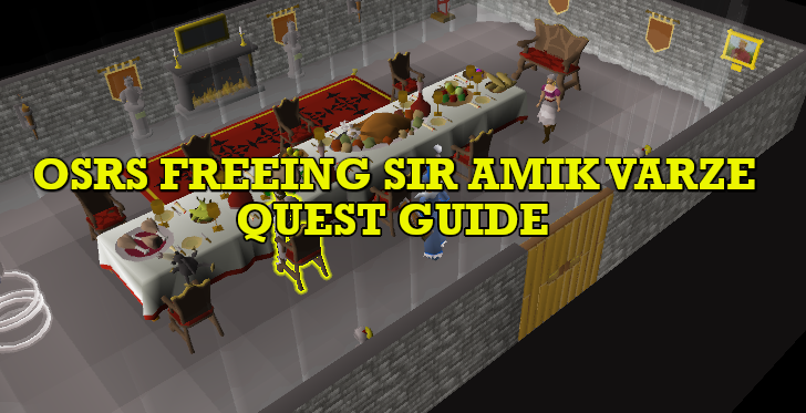 OSRS Recipe for Disaster: Freeing Sir Amik Varze Quest Guide