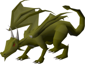 Green Dragon Kill (Collecting Bones & Hide)