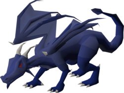 Blue Dragon Kill (Collecting Bones & Hide)