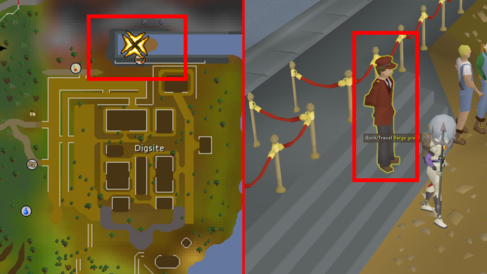 reaching the fossil island