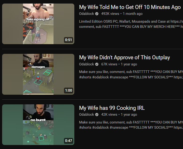 odablock couples youtube videos