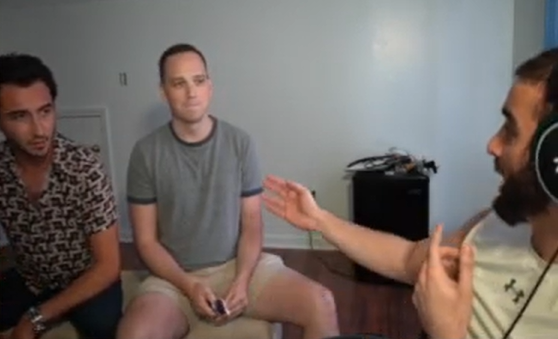 kempQ, kempQ's friend and Odablock live on stream
