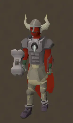 an image showing a maxed 45 def obby mauler in OSRS