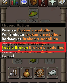 drakens medallion.webp drakens medallion castle teleport