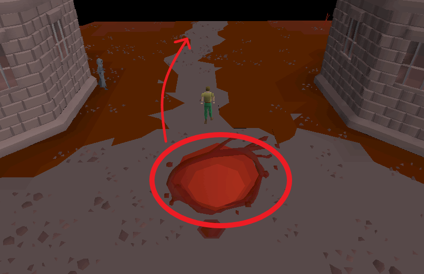 after teleport.webp path to leechfin fishing spot in vampyrium