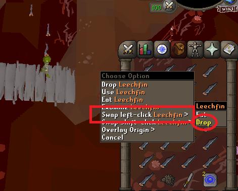 left click drop .webp left click drop for leechfin fishing