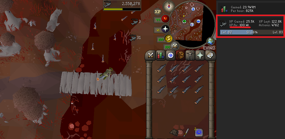 leechfin fishing xp per hour.webp leechfin fishing xp per hour with dropping