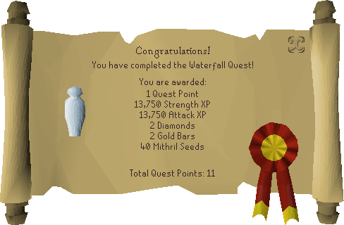 Waterfall_Quest_reward_scroll.webp waterfall quest completion