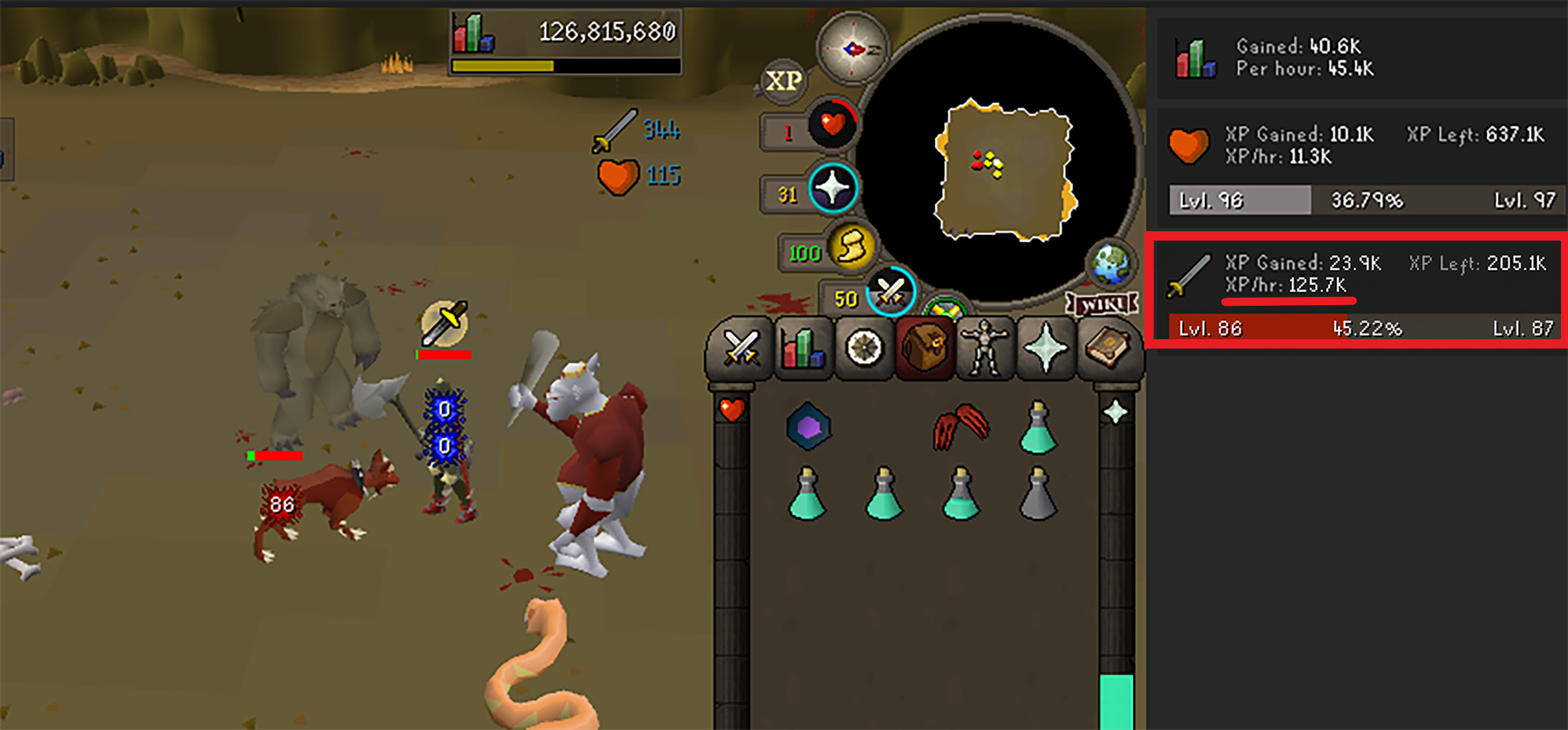 nmz hard rumble dharok .webp nmz hard rumble dharok xp per hour