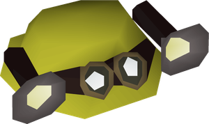 Prospector helmet (through volcanic mine)