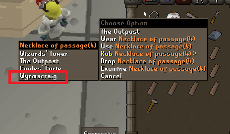 necklace of passage to wyrmscraig