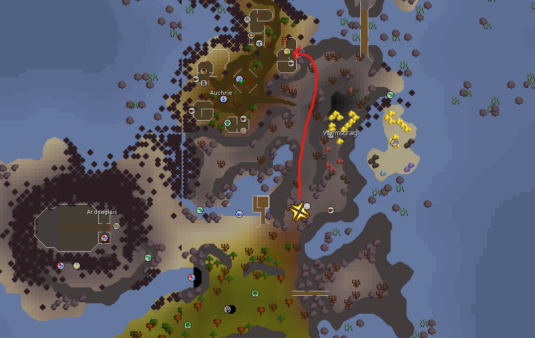 location of bank chest at wyrmscraig