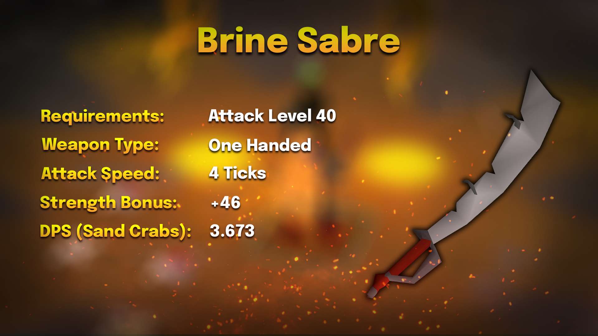 brine sabre stats for strength training