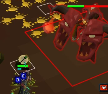 Doom of Mokhaiotl performing a red melee attack