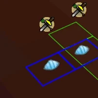 Blue magic larvae grubs highlighted