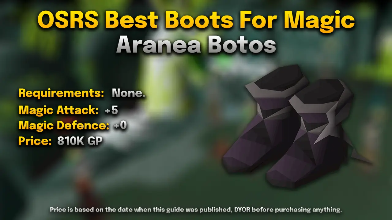 aranea boots for magic
