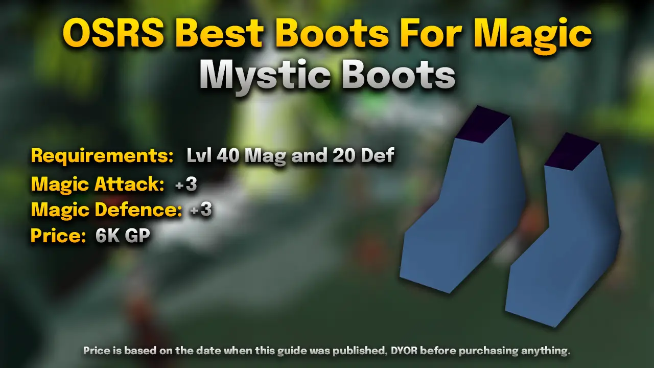 mystic boots for magic