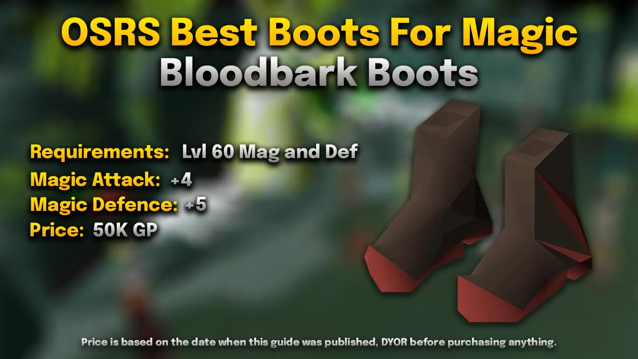bloodbark boots for magic