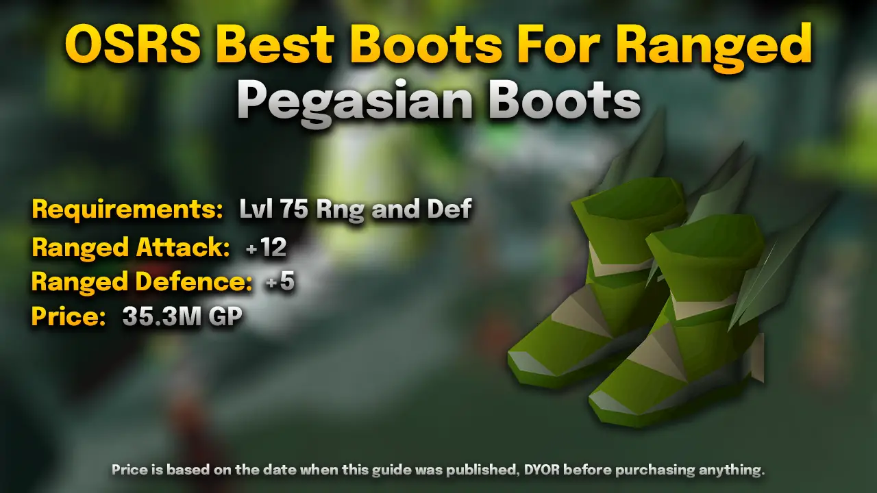 pegasian boots for ranged 