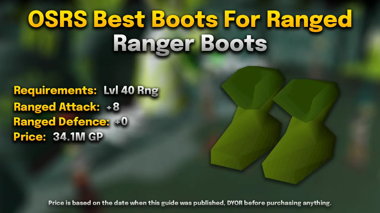 osrs ranger boots for ranged