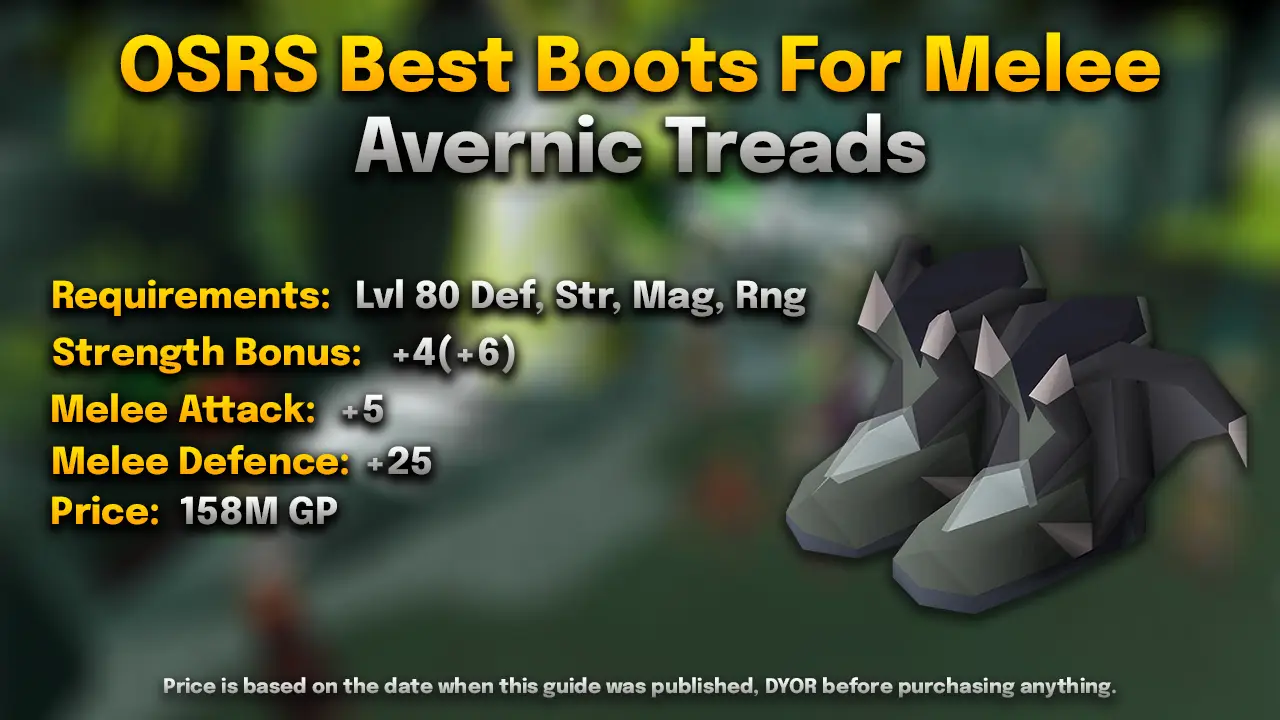 osrs avernic treads for melee 