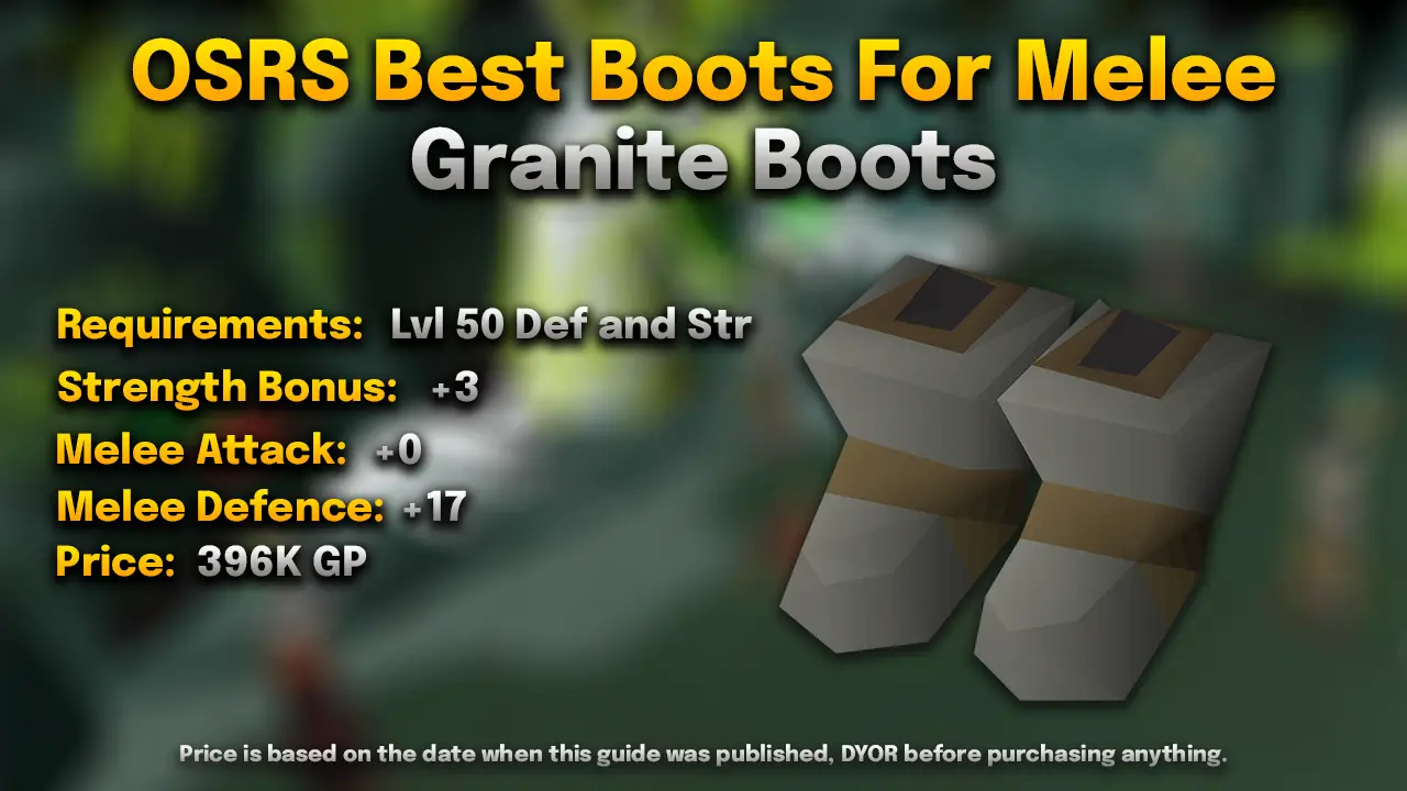 osrs granite boots for melee