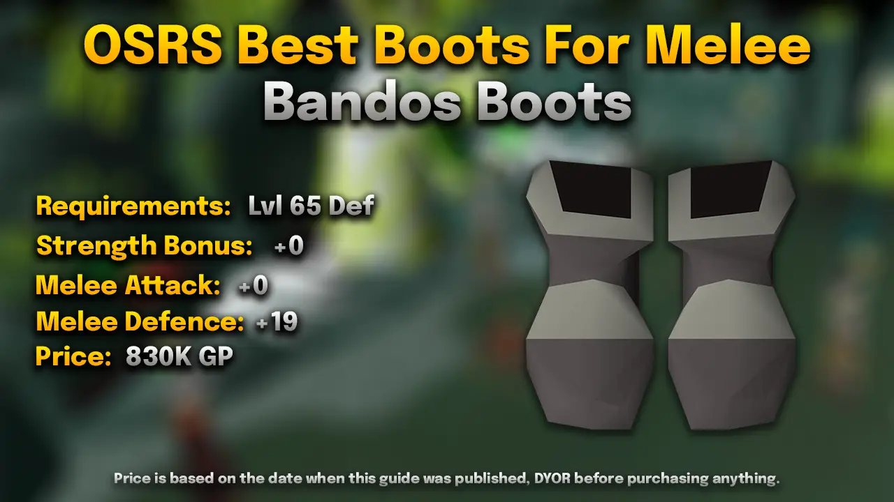 osrs bandos boots for melee