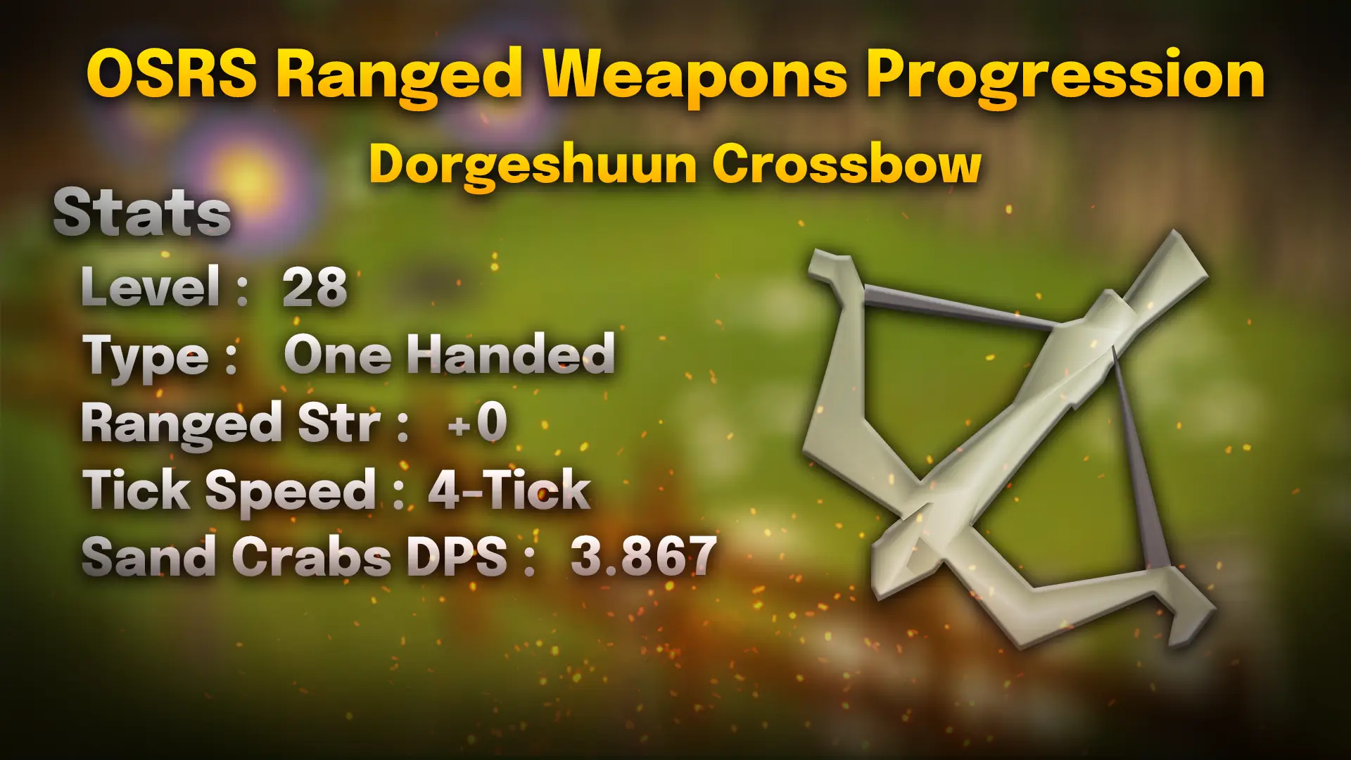 dorgesshuun crossbow.webp osrs dorgeshuun crossbow stats