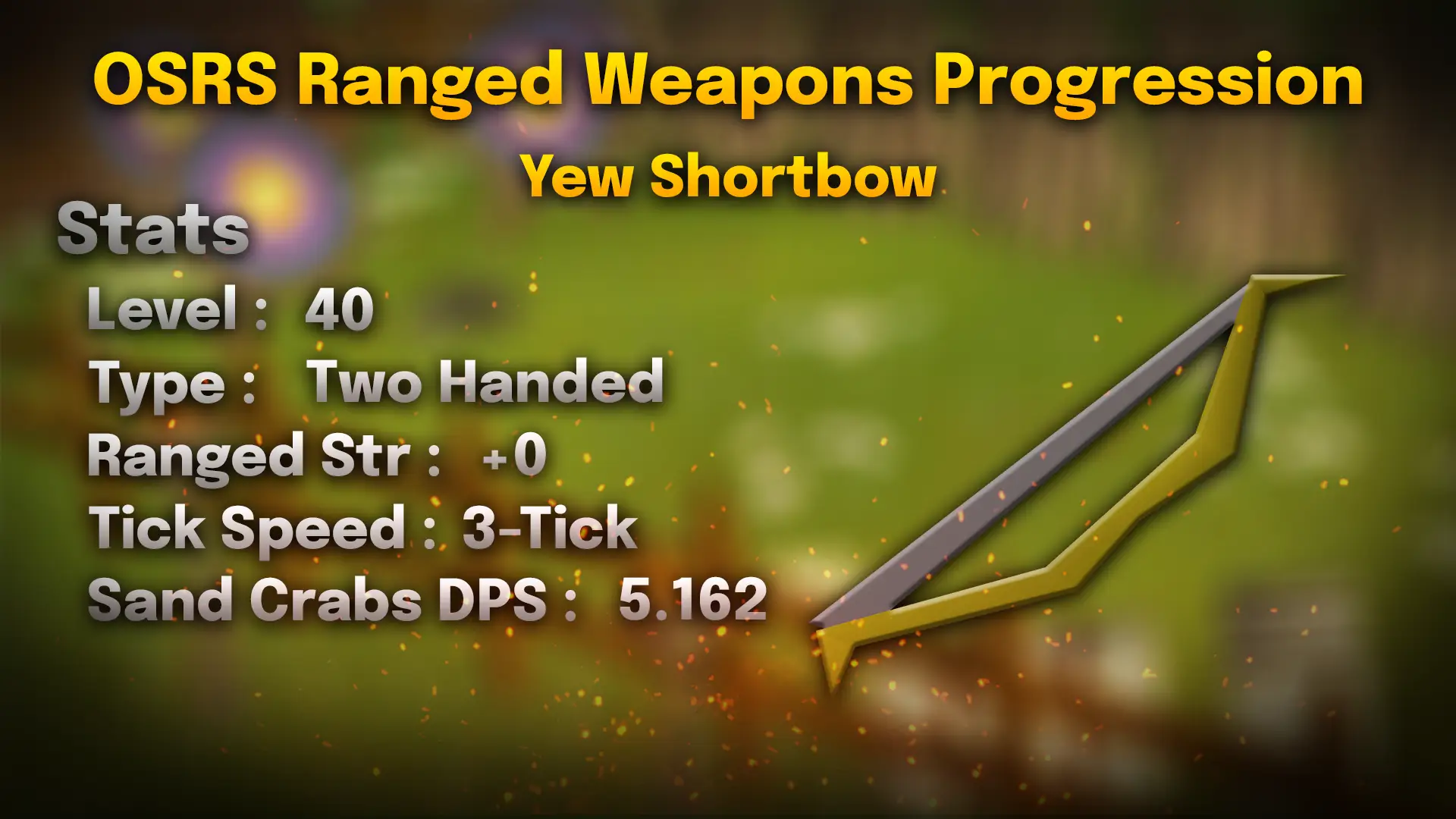 yew shortbow.webp osrs yew shortbow stats
