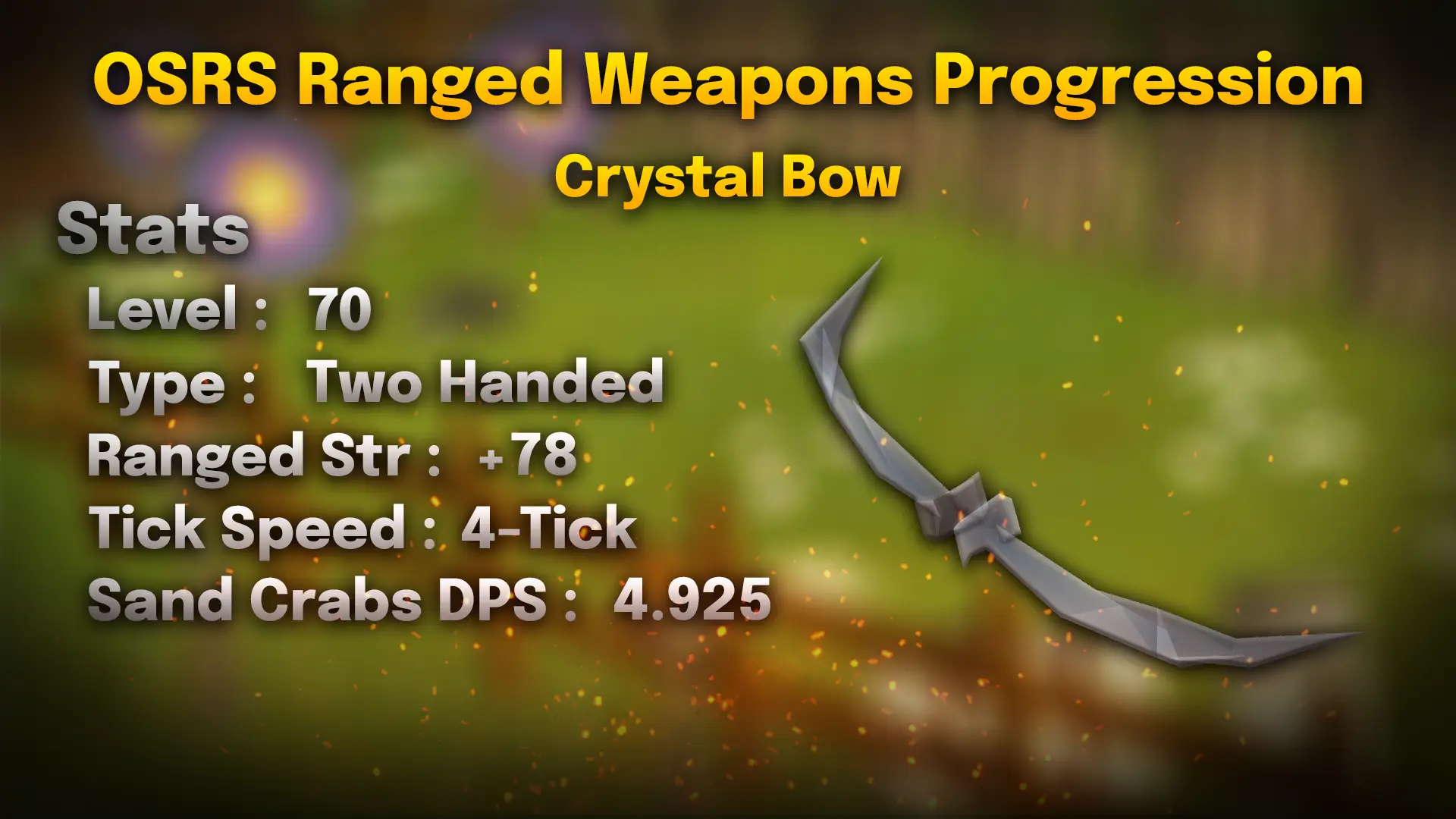 crystal bow.webp osrs crystal bow stats