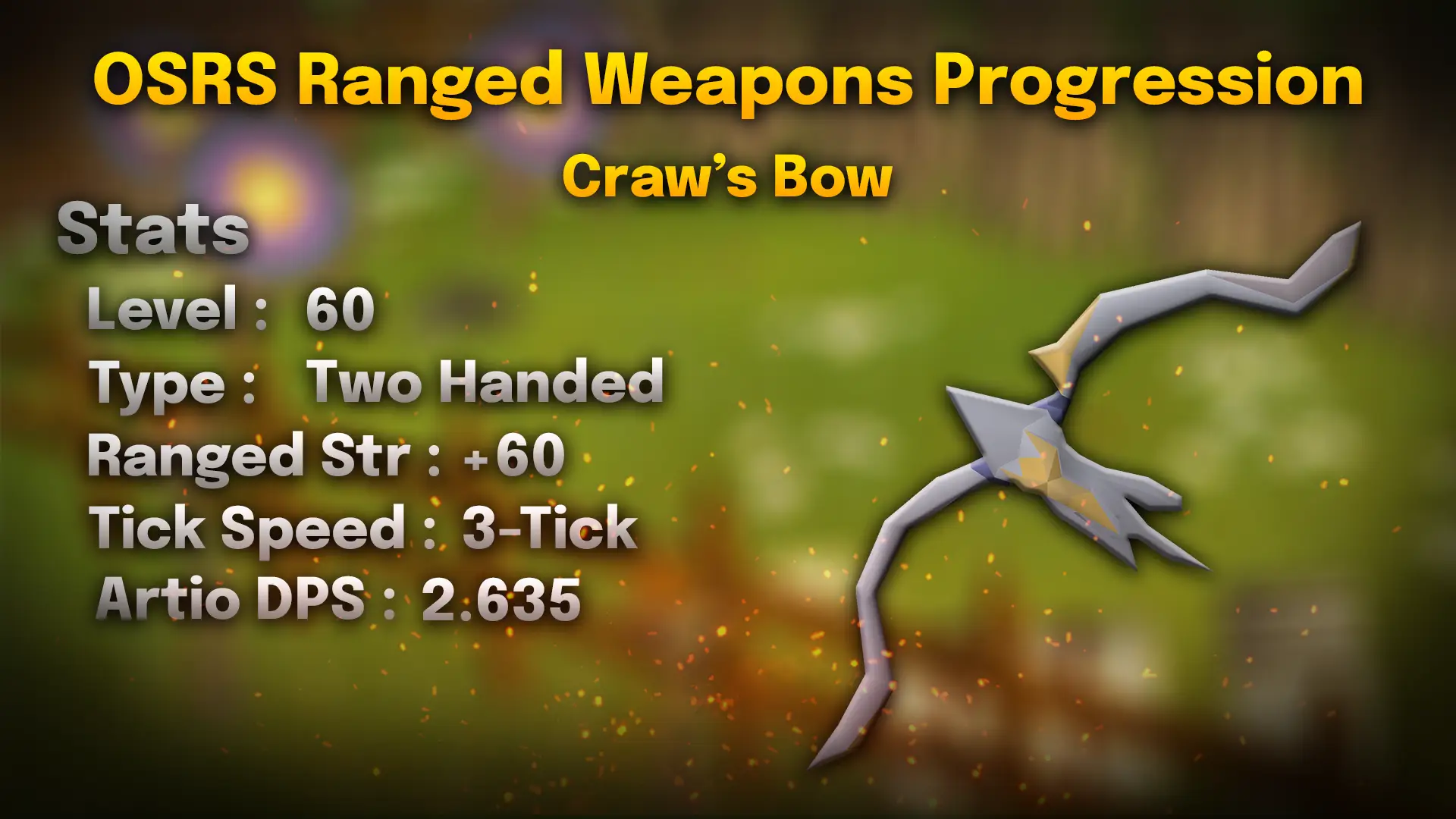craws bow.webp osrs craws bow stats