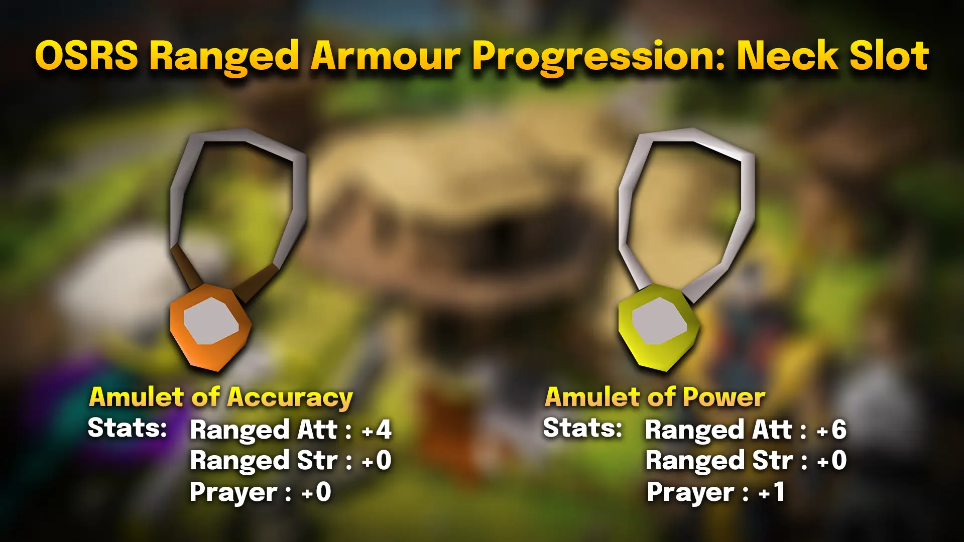 amulet of accuracy and amulet of power osrs 