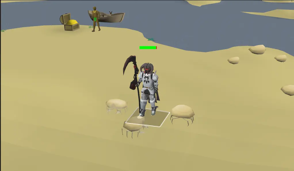 an image showing OSRS sand crab spot