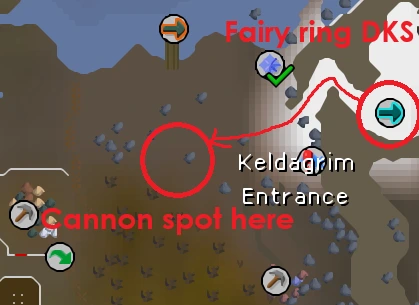 an image showing how to get to rock crabs in OSRS