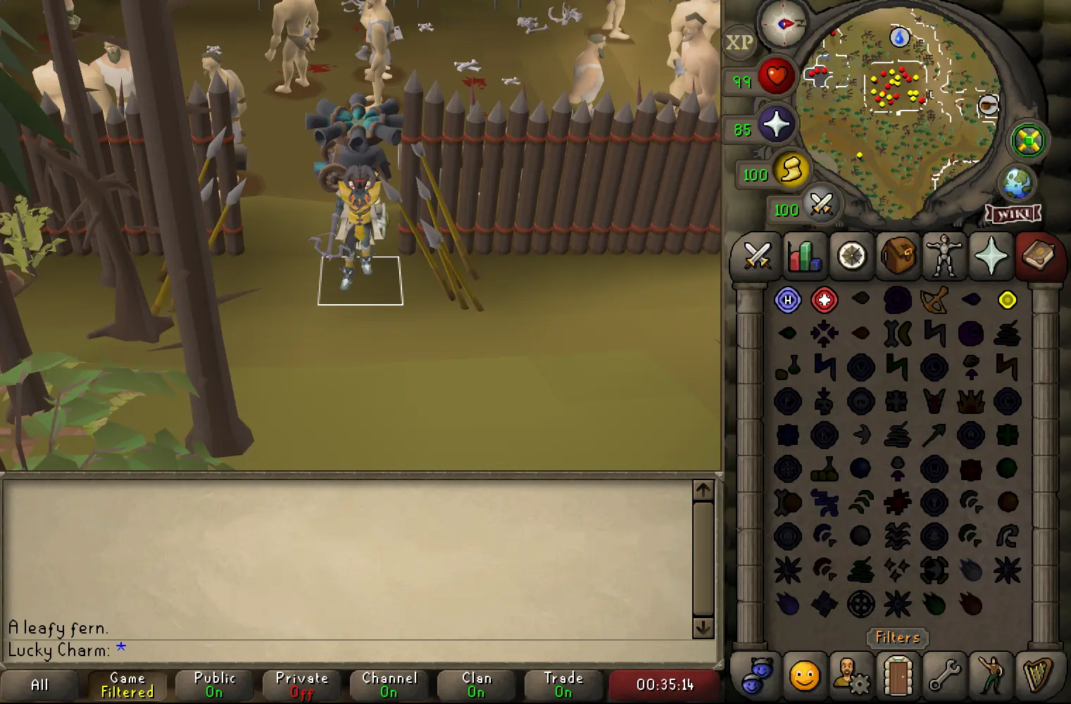 an image showing hill giant cannon spot OSRS