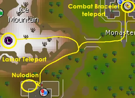 an image showing how to reclaim a cannon in OSRS
