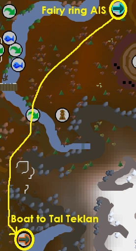 fairy ring map.webp an image showing how to get to gemstone crab using fairy rings in OSRS
