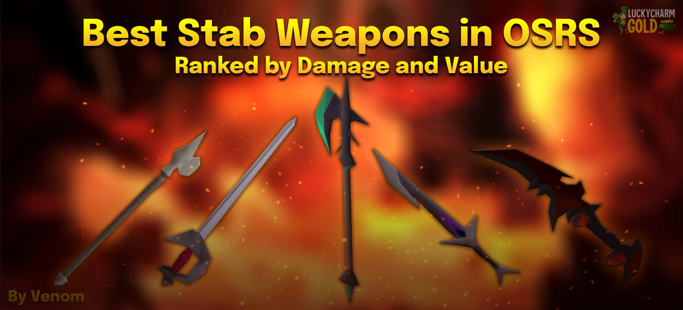Best Stab Weapons in OSRS, Ranked by Damage and Value