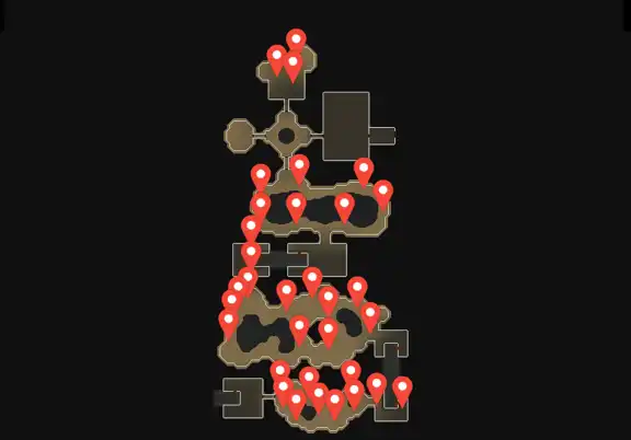 The spawn location of the terrorbirds in the Poison Waste Dungeon beneath the Galarpos Mountains