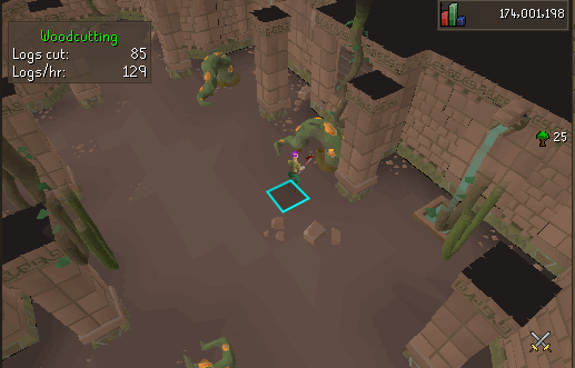 Infected Root Chopping.webp Chopping Infected Roots in the Ruins of Mokhaiotl