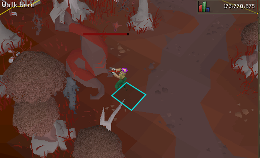 Engorged bloodwood chopping.webp Chopping the Engorged Bloodwood tree in Vampyrium