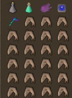 Inventory setup for fighting Kraken