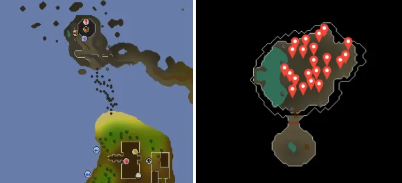 dagannoths in lighthouse
